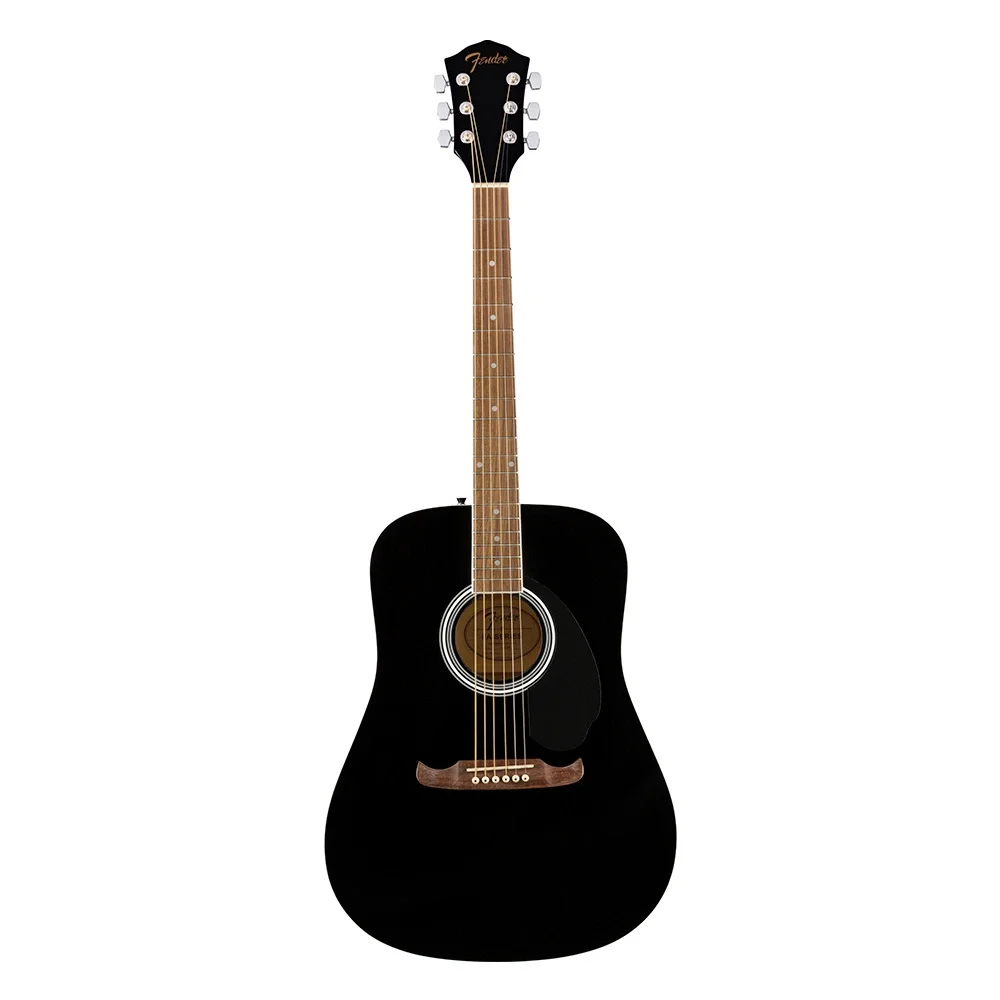 Fender FA-125 Dreadnought Ceviz Klavye Black Akustik Gitar