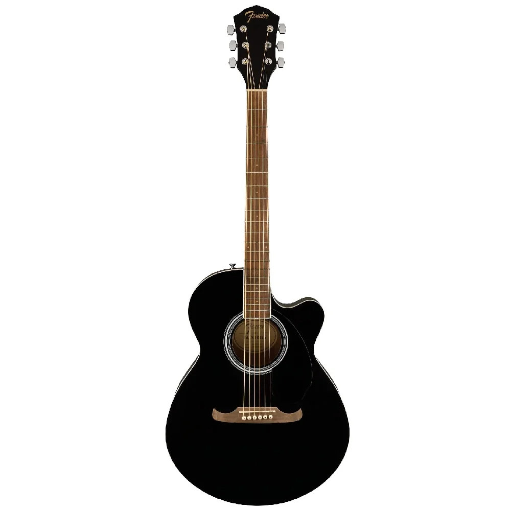 Fender FA-135CE Concert Black Elektro Akustik Gitar
