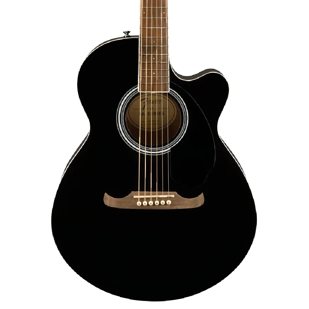 Fender FA-135CE Concert Black Elektro Akustik Gitar