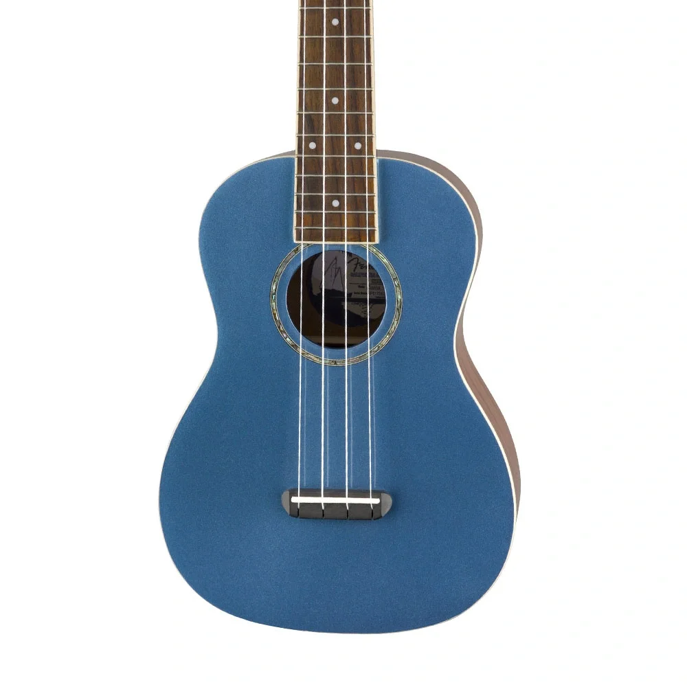 Fender Zuma Classic Ceviz Klavye Lake Placid Blue Ukulele