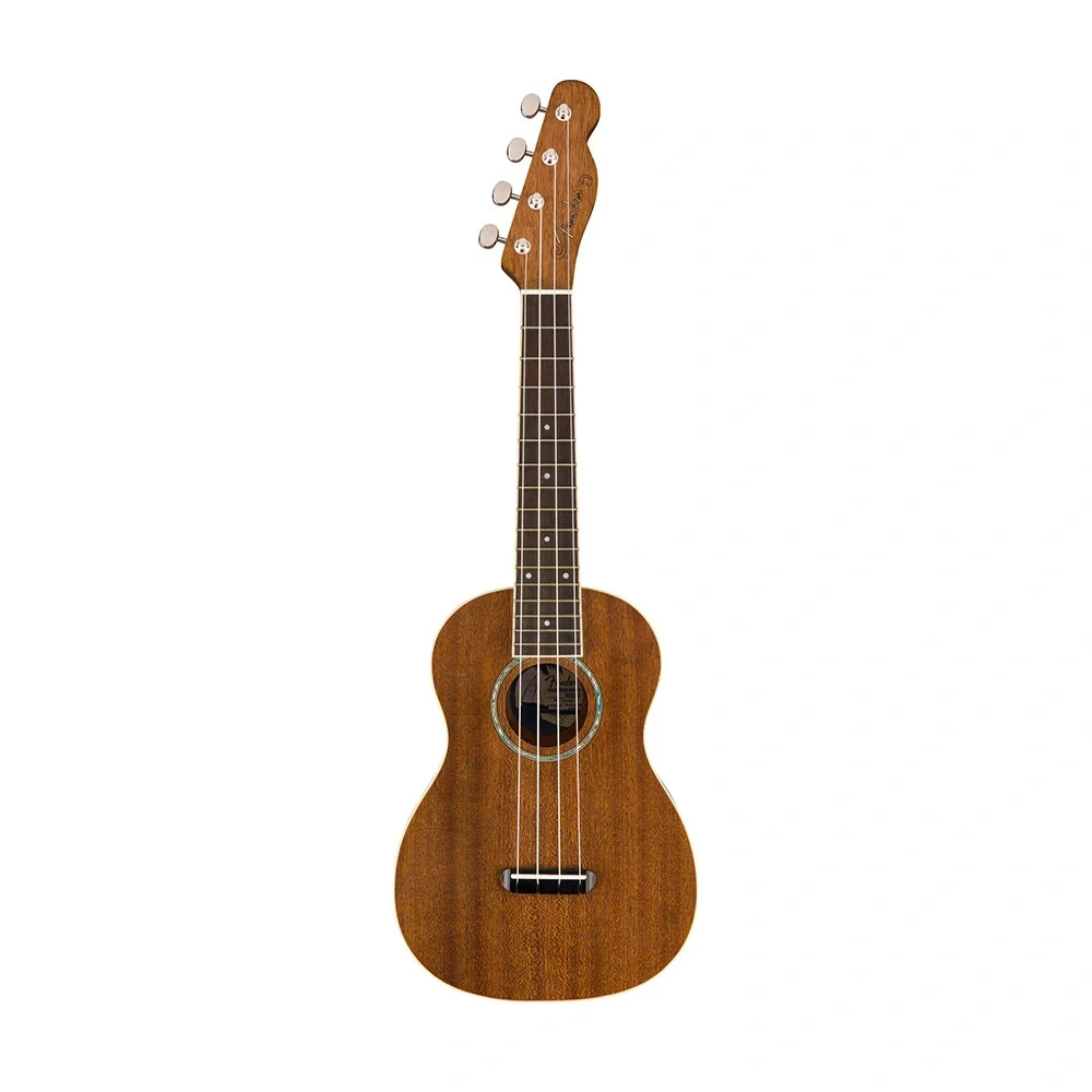 Fender Zuma Concert Walnut Klavye Naturel Ukulele