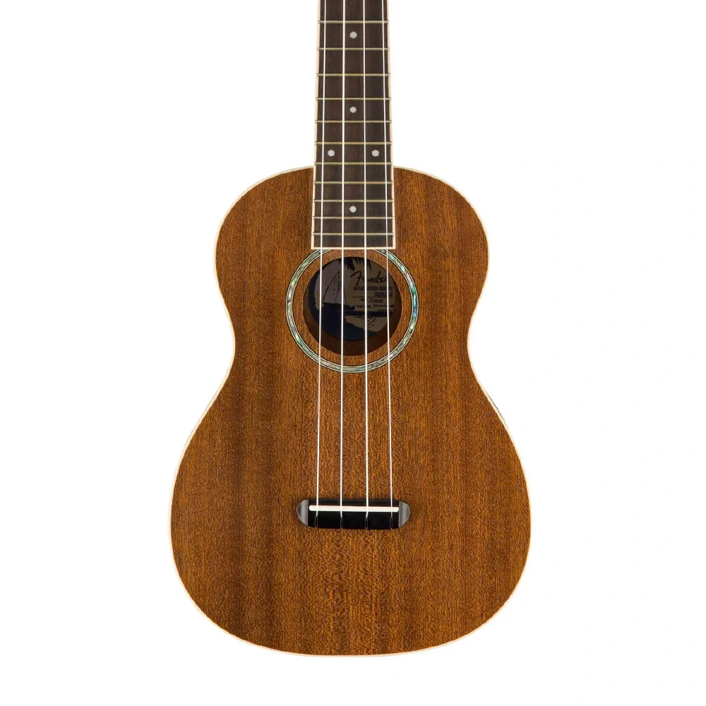 Fender Zuma Concert Walnut Klavye Naturel Ukulele