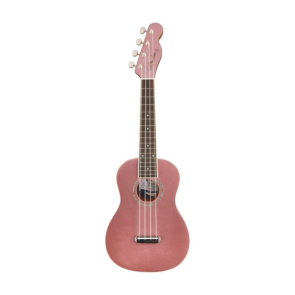 Fender Zuma Classic Ceviz Klavye Burgundy Mist Ukulele