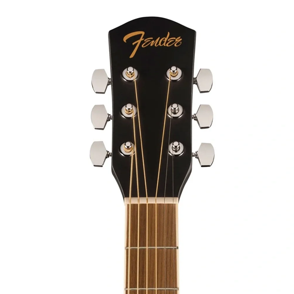 Fender FA-25CE Dreadnought Ceviz Klavye Siyah Elektro Akustik Gitar