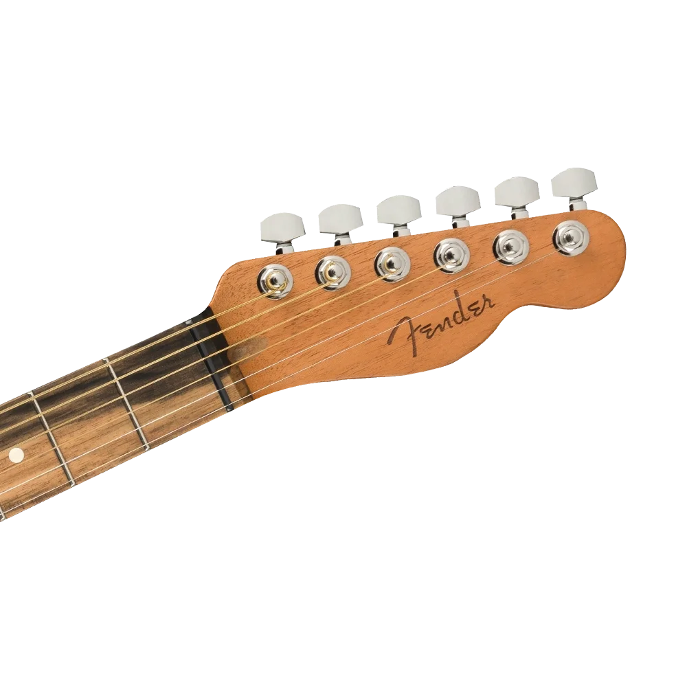 Fender American Acoustasonic Telecaster Abanoz Klavye Surf Green Elektro Akustik Gitar