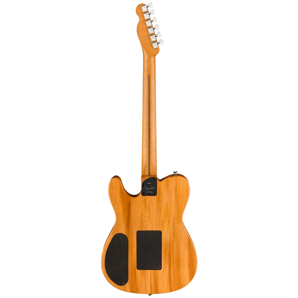 Fender American Acoustasonic Telecaster Abanoz Klavye Surf Green Elektro Akustik Gitar