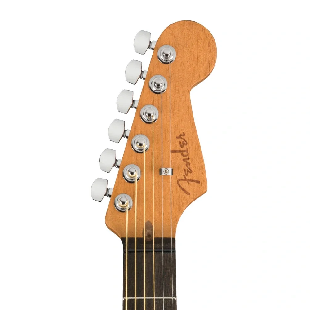 Fender American Acoustasonic Jazzmaster Abanoz Klavye Natural Elektro Akustik Gitar