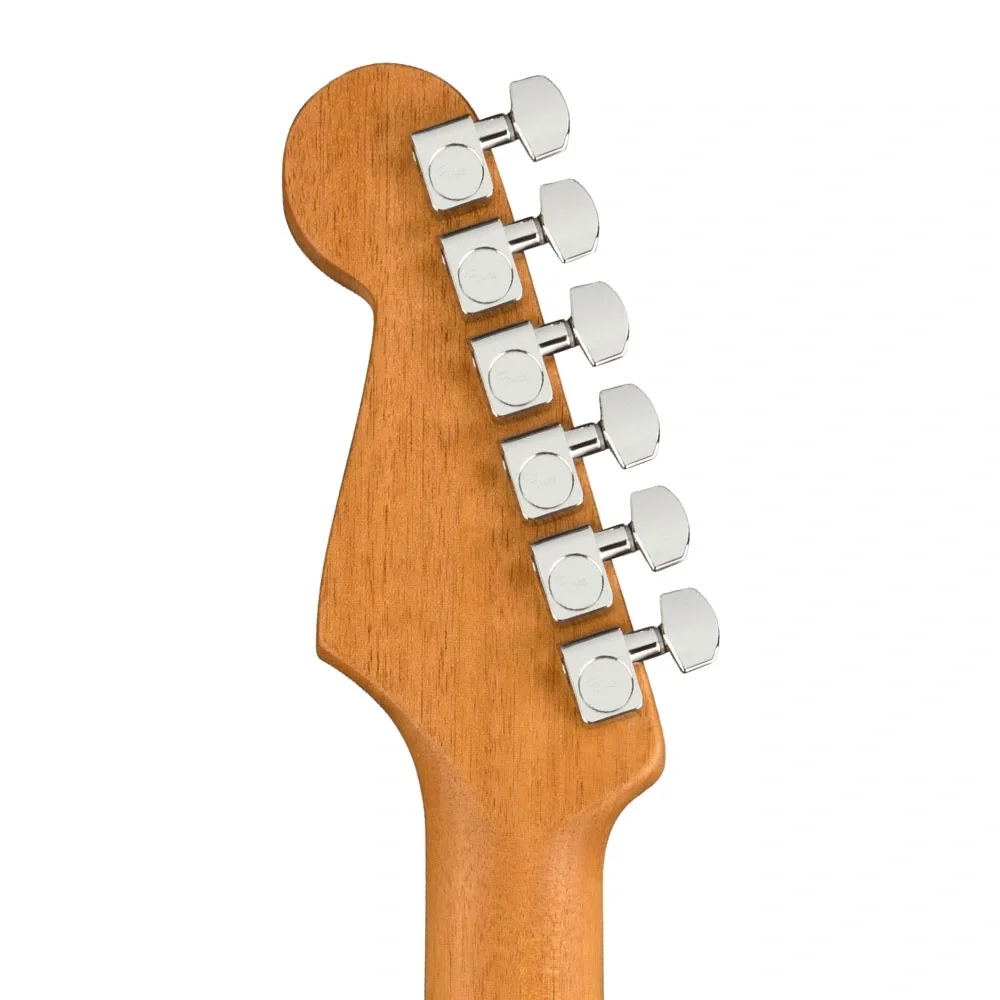 Fender American Acoustasonic Jazzmaster Abanoz Klavye Natural Elektro Akustik Gitar