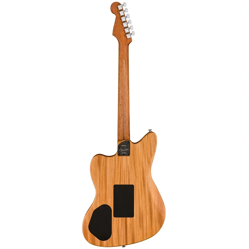 Fender American Acoustasonic Jazzmaster Abanoz Klavye Tungsten Elektro Akustik Gitar