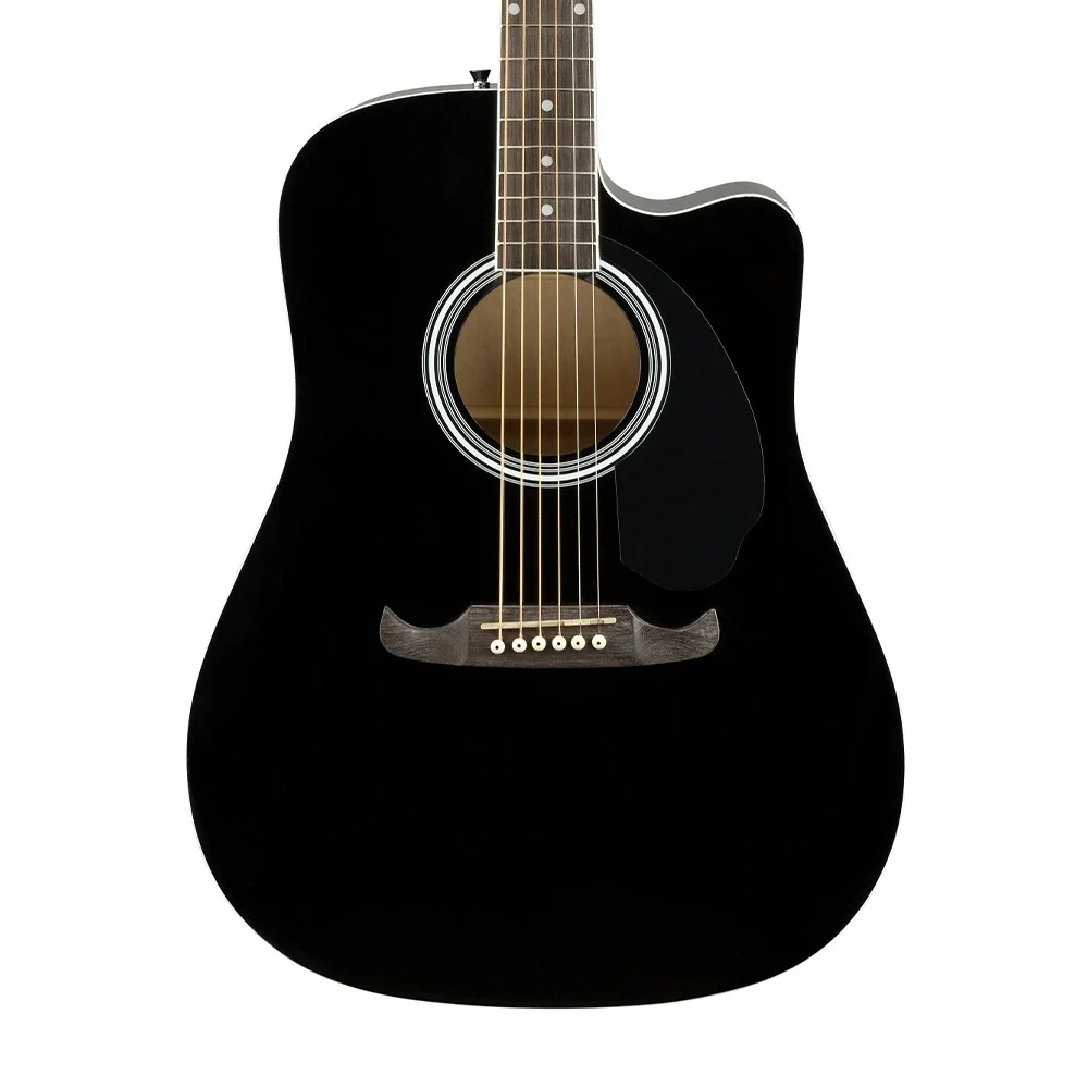 Fender FA-125CE Dreadnought Black Elektro Akustik Gitar