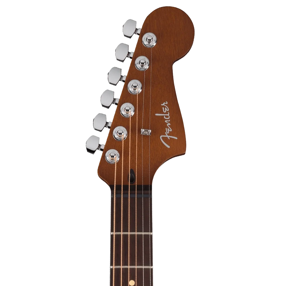 Fender Acoustasonic Standard Jazzmaster Gülağacı Klavye Aged Natural Elektro Akustik Gitar