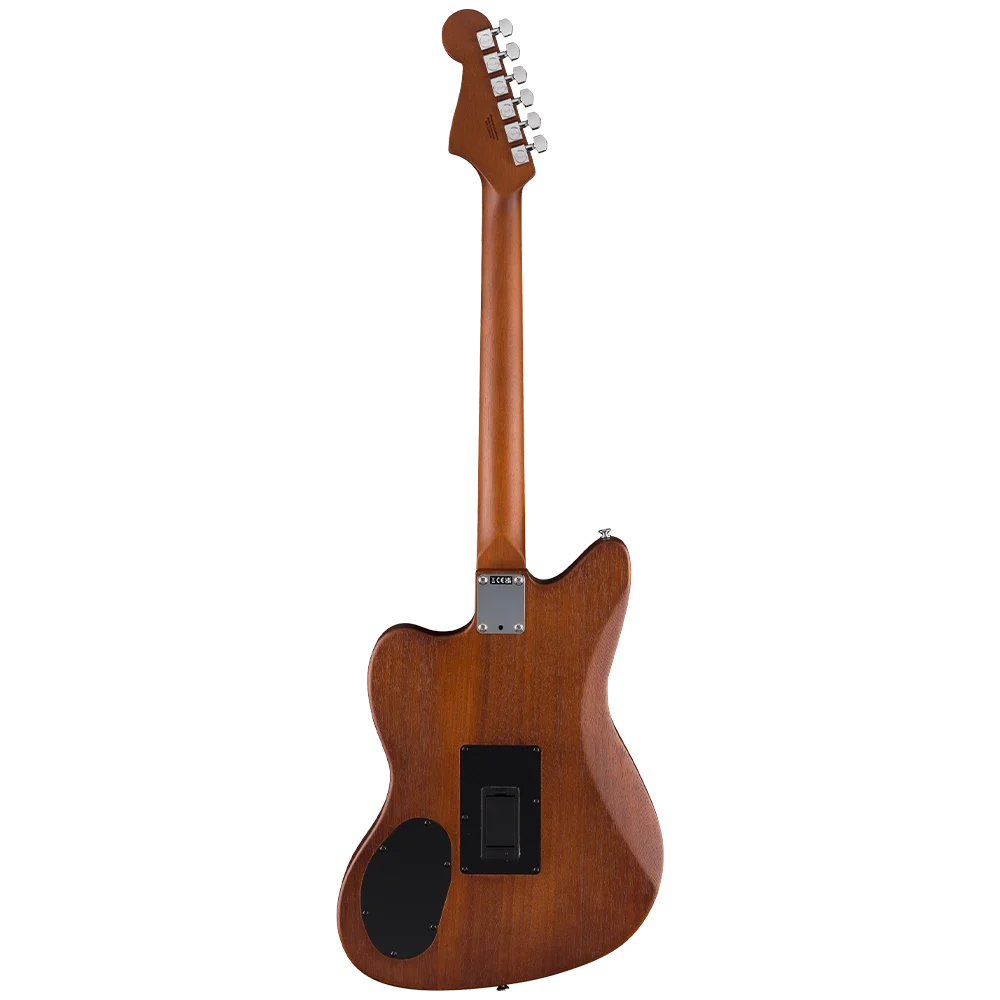 Fender Acoustasonic Standard Jazzmaster Gülağacı Klavye Honey Burst Elektro Akustik Gitar