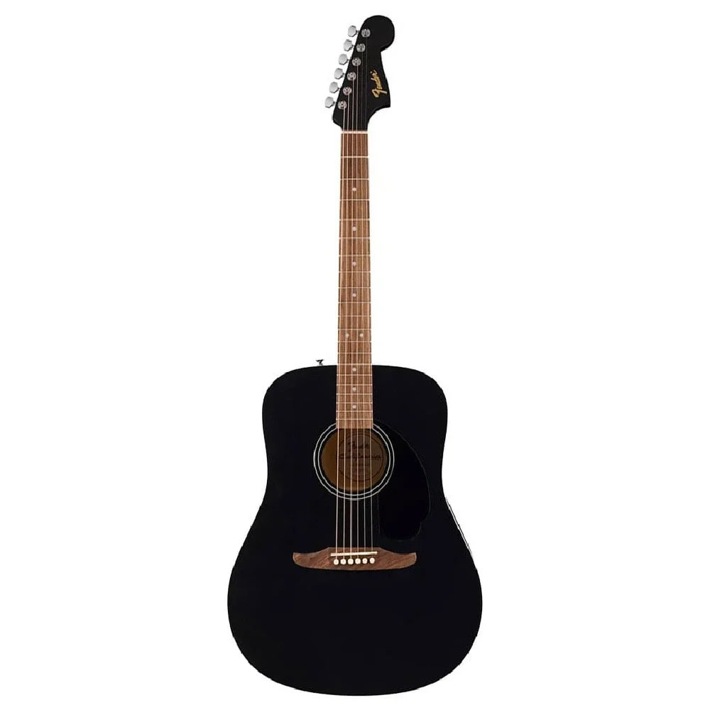 Fender California Debut Redondo Dreadnought Ceviz Klavye Black Akustik Gitar