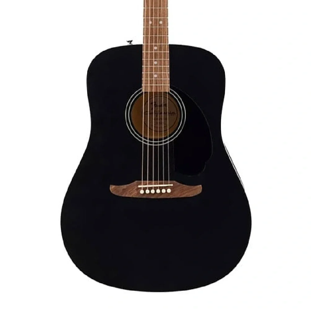 Fender California Debut Redondo Dreadnought Ceviz Klavye Black Akustik Gitar