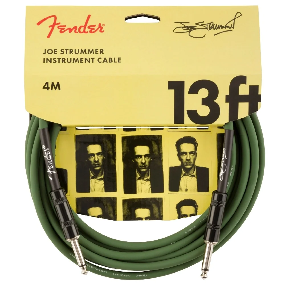 Fender Joe Strummer Pro 4m Drab Yeşil Enstrüman Kablosu
