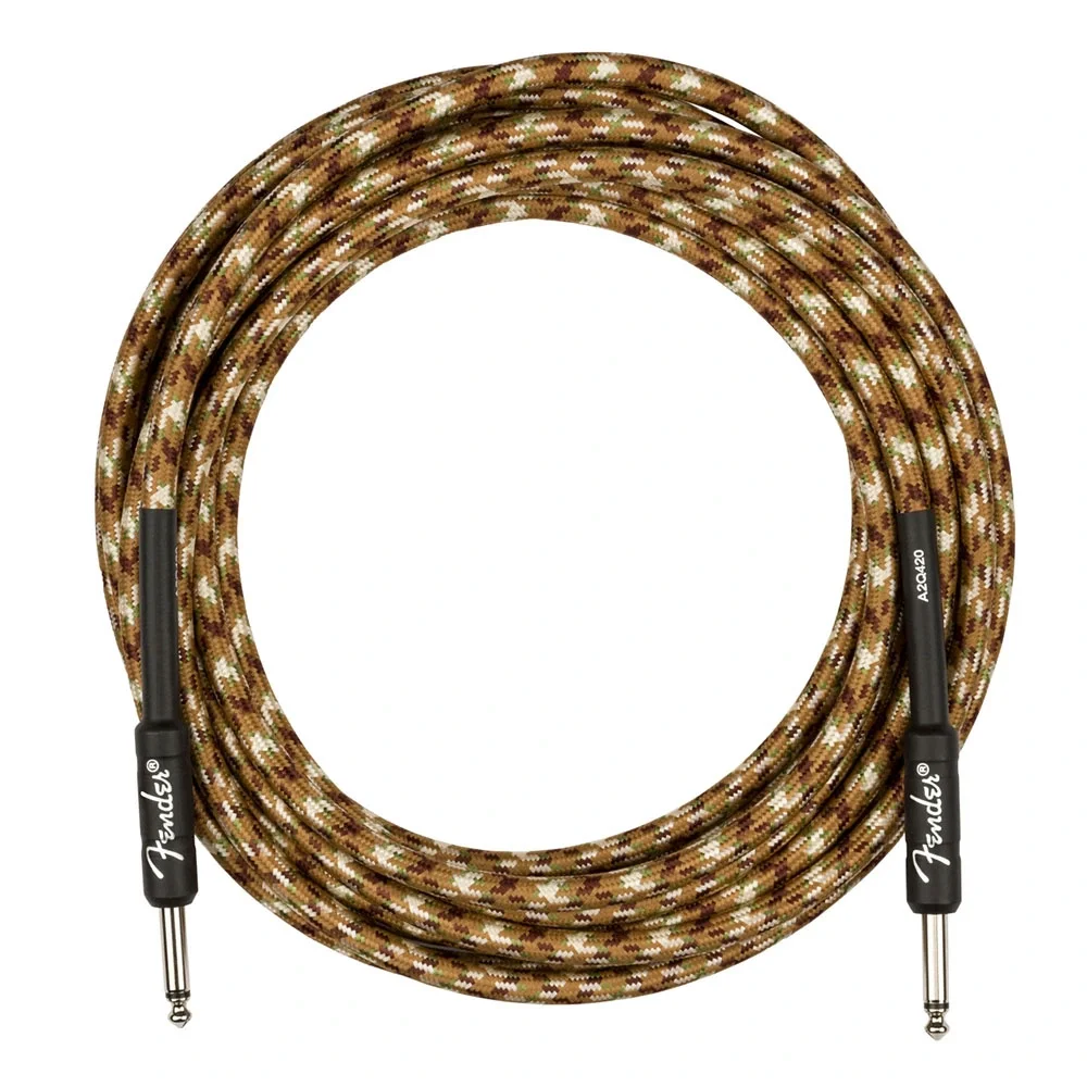 Fender Professional Series Cable Straight/Straight 18.6' Desert Camo Kablo