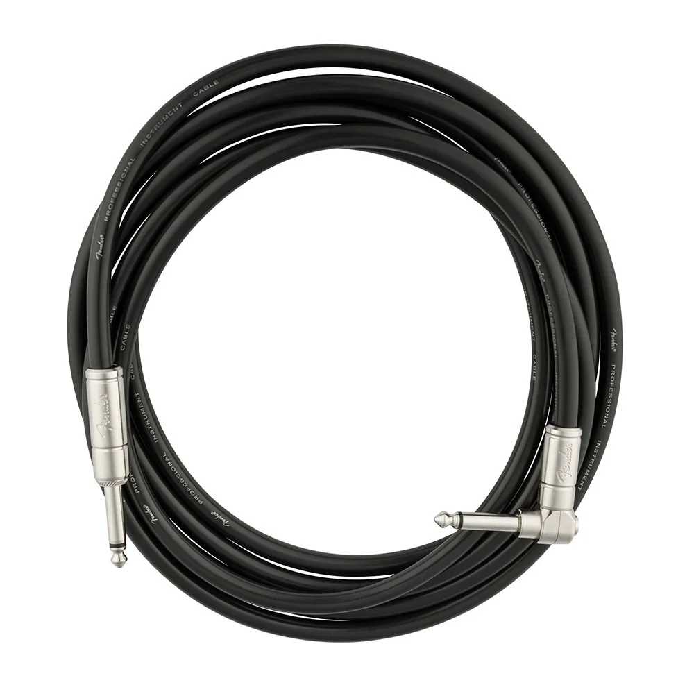 Fender Professional Kill Switch Düz/L Uçlu 5,5m Enstrüman Kablosu