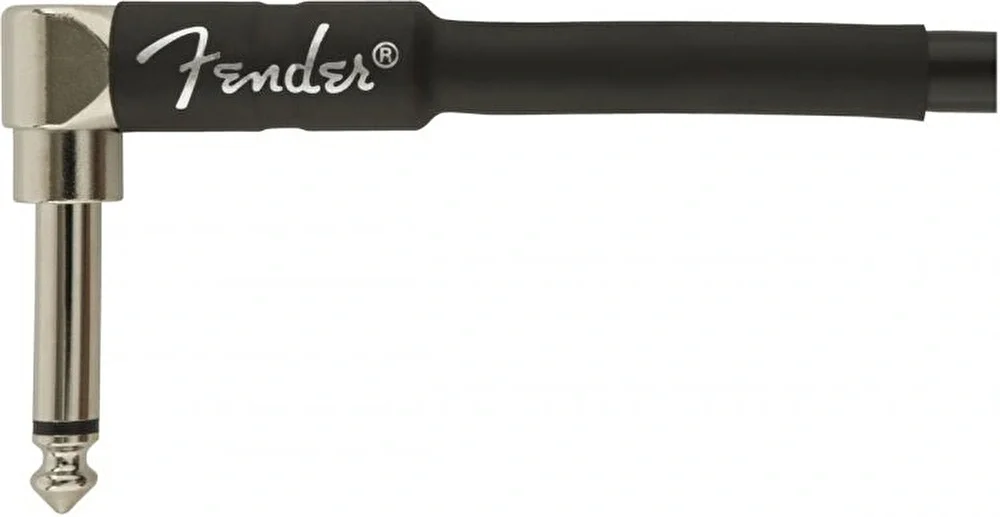 Fender Professional Düz/L Uç  Siyah Entrüman Kablo 3-metre