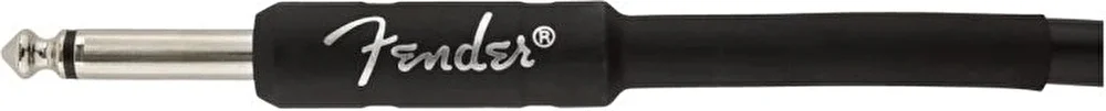 Fender Professional Düz/Düz  Siyah Enstrüman Kablo 1.5-metre