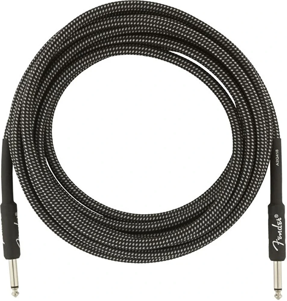 Fender Professional 4.5 Metre Gri Tweed Enstrüman Kablo