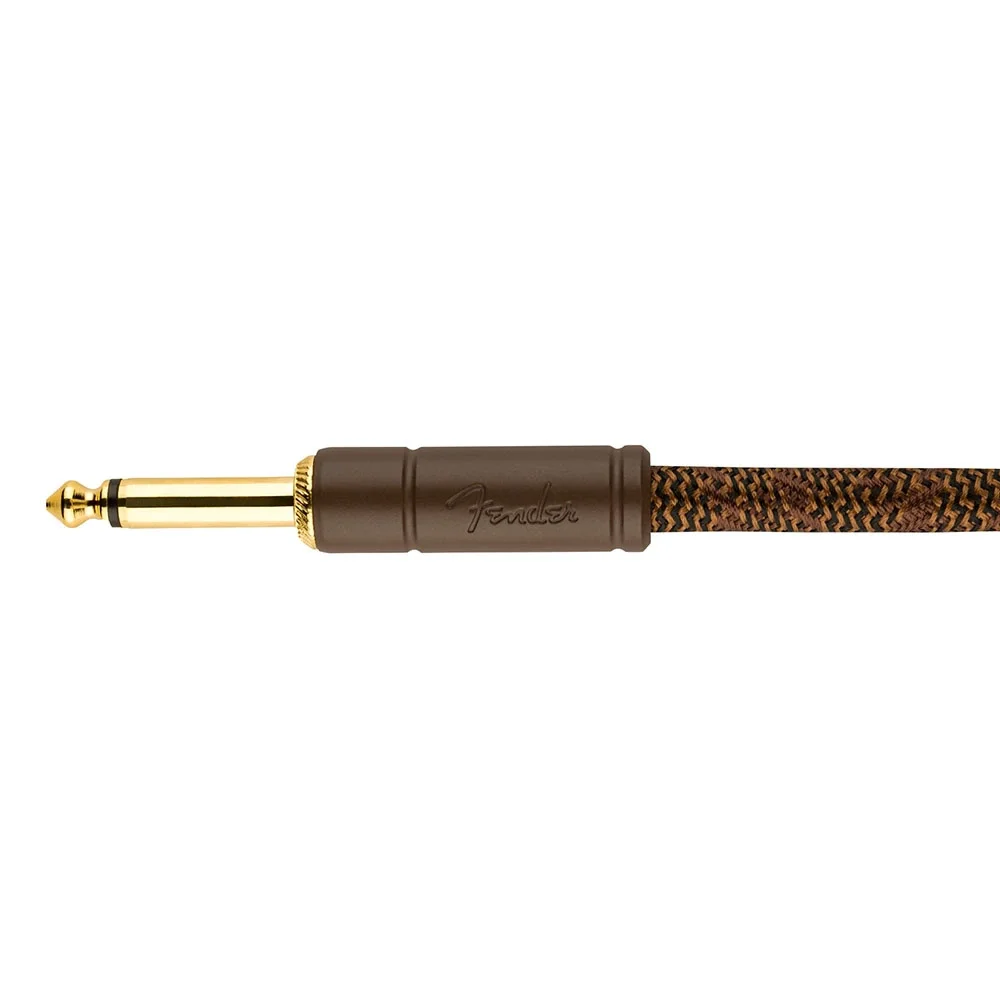 Fender Paramount 10 ft  Acoustic Instrument Cable Brown Kablo