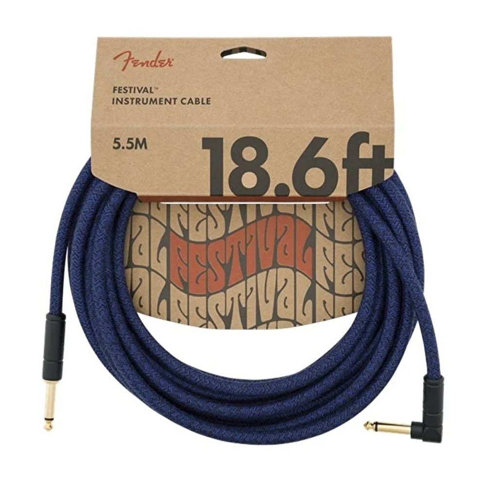 Fender 18.6' Angled Festival Pure Hemp Enstrüman Kablosu