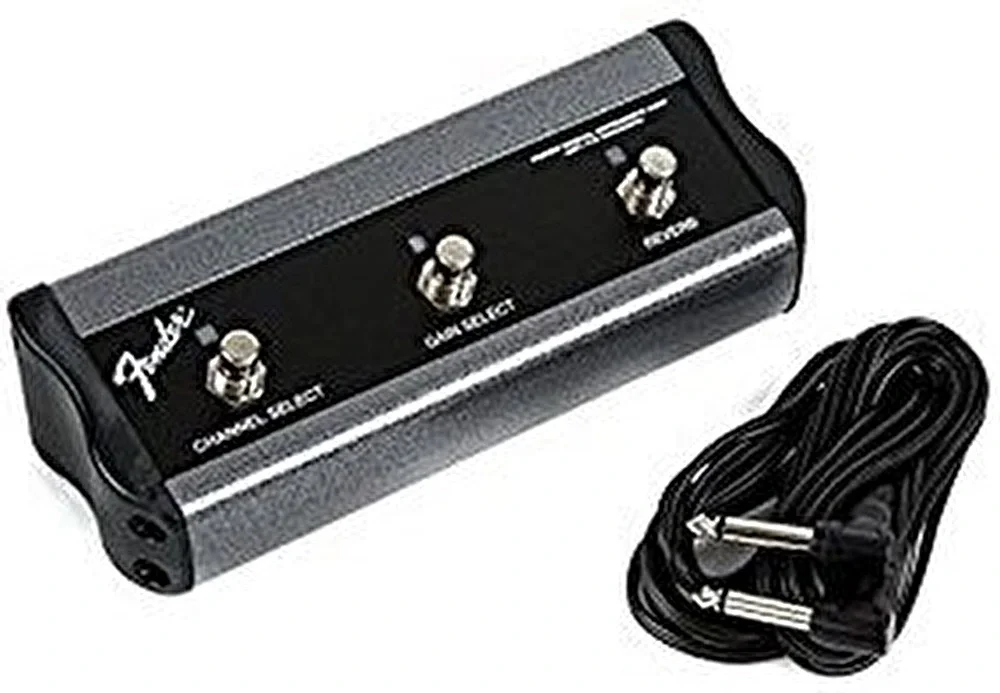 Fender Footswitch 3 Button kanal/Gain/Reverb 1/4" Connector Footswitches