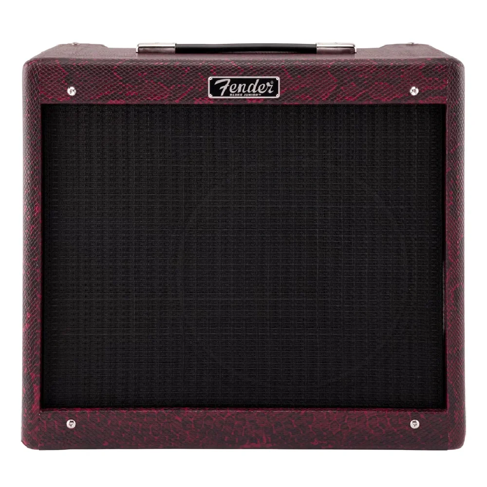 FENDER Limited Edition Blues Junior IV Red Snakeskin Texas Heat Elektro Gitar Amfisi