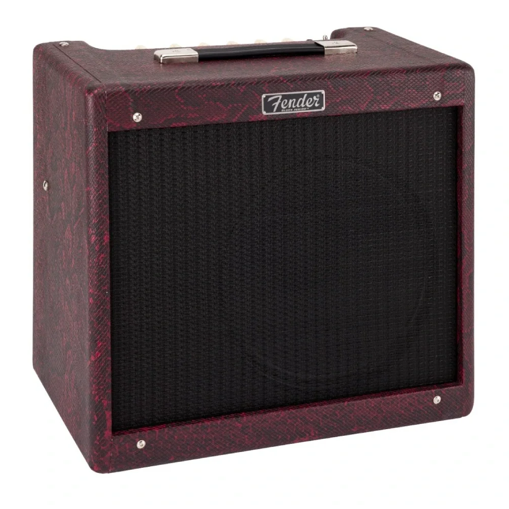 FENDER Limited Edition Blues Junior IV Red Snakeskin Texas Heat Elektro Gitar Amfisi