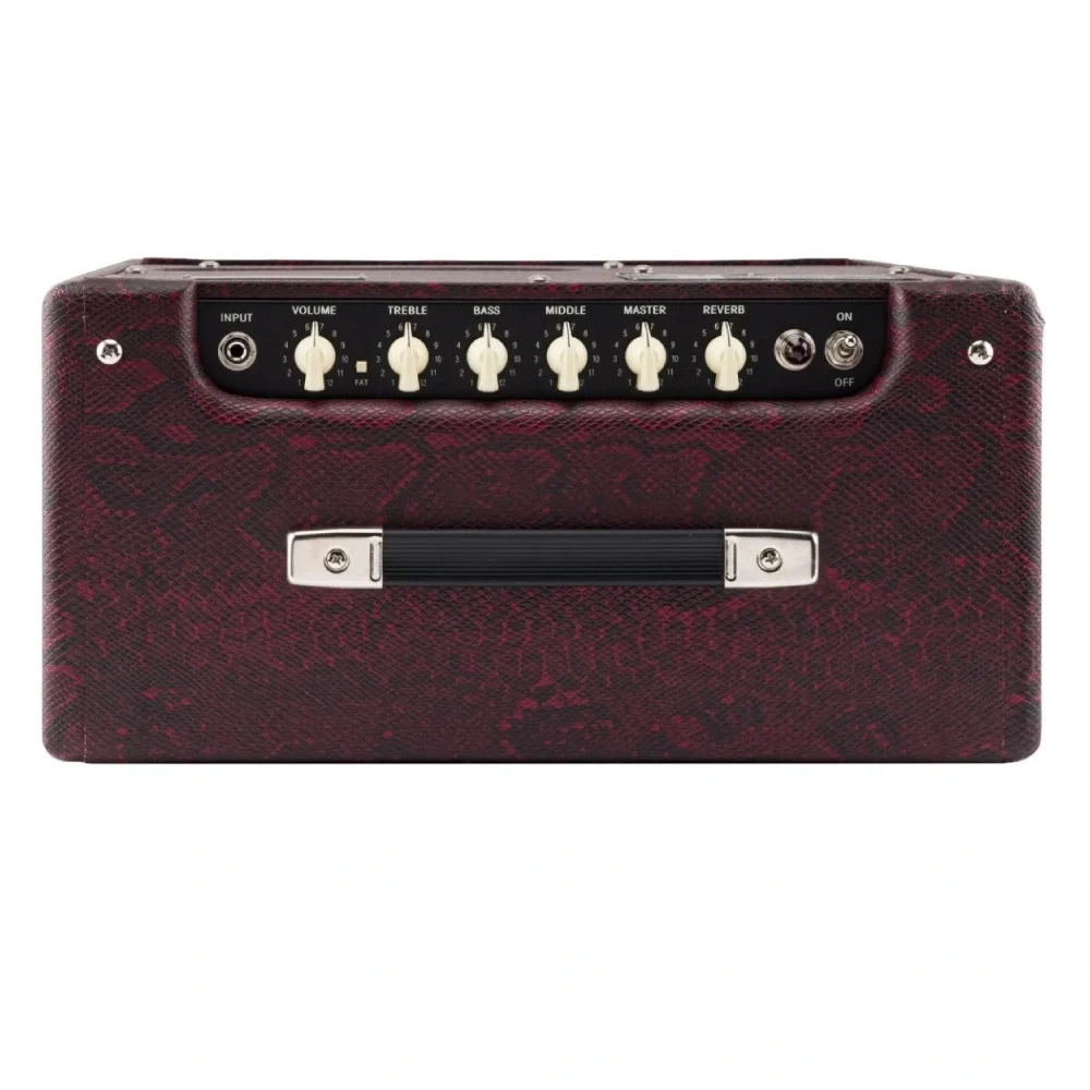 FENDER Limited Edition Blues Junior IV Red Snakeskin Texas Heat Elektro Gitar Amfisi