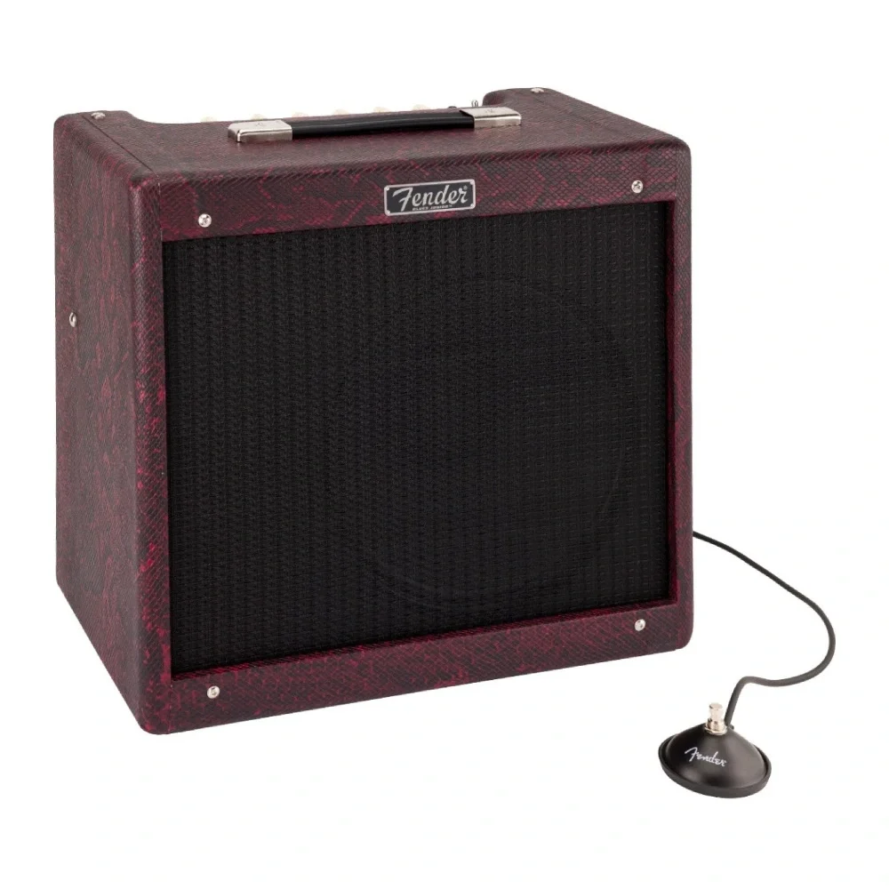 FENDER Limited Edition Blues Junior IV Red Snakeskin Texas Heat Elektro Gitar Amfisi