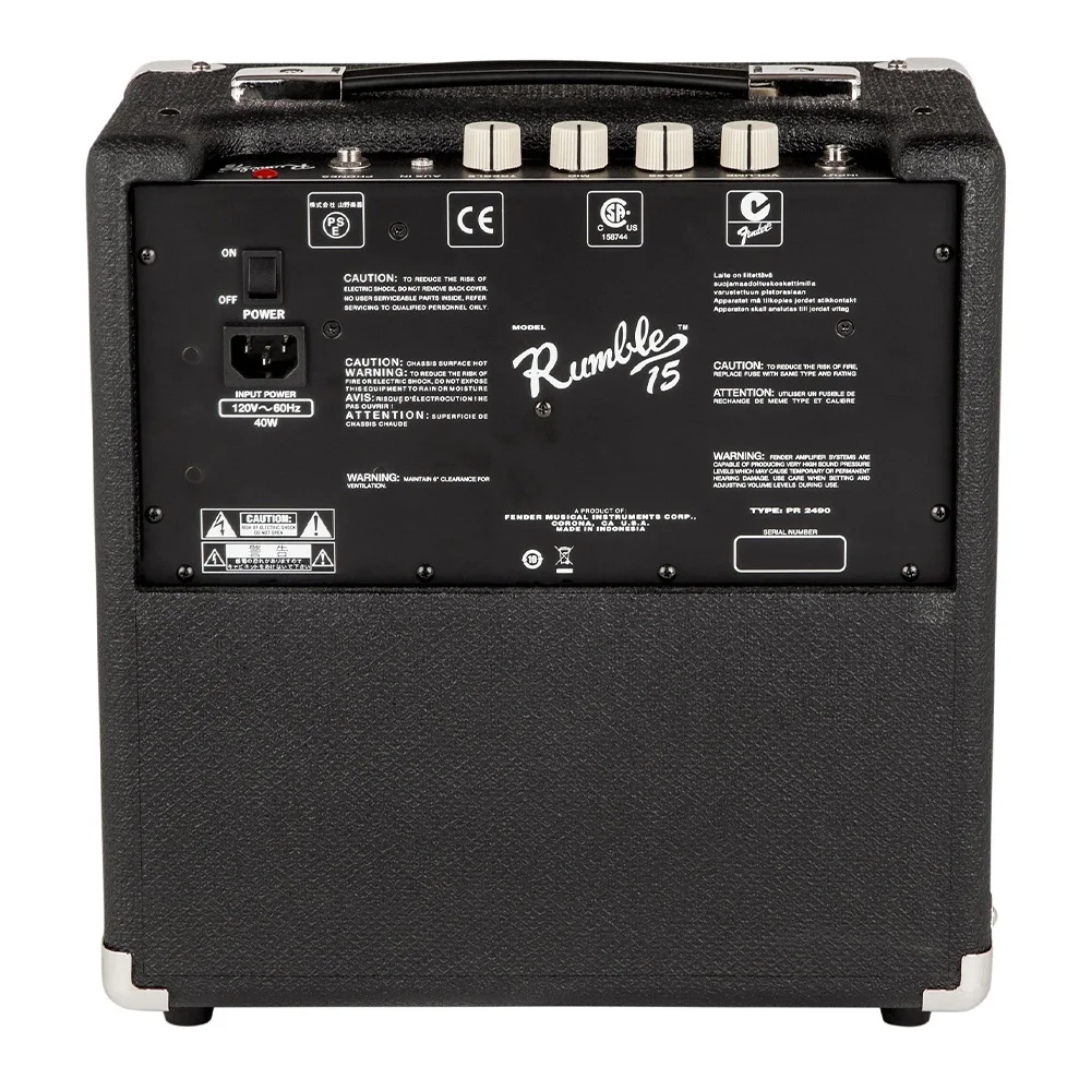 Fender Rumble 15 V3 Bas Gitar Amfisi