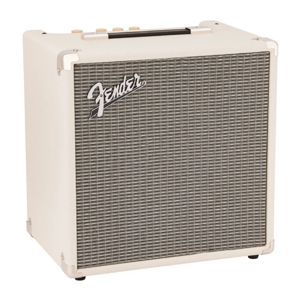 Fender Limited Edition Rumble 25 V3 Ivory Bas Gitar Amfisi UK
