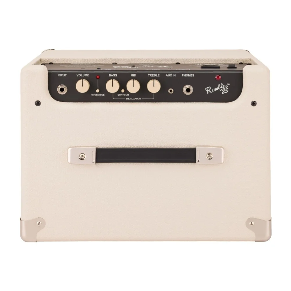 Fender Limited Edition Rumble 25 V3 Ivory Bas Gitar Amfisi UK