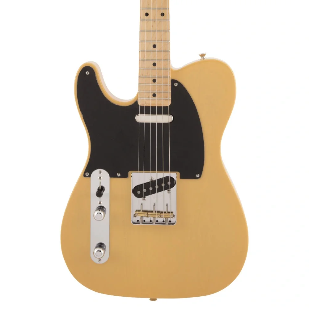 Fender Made in Japan Traditional 50s Telecaster Akçaağaç Klavye Butterscotch Blonde w/Bag Solak Elektro Gitar