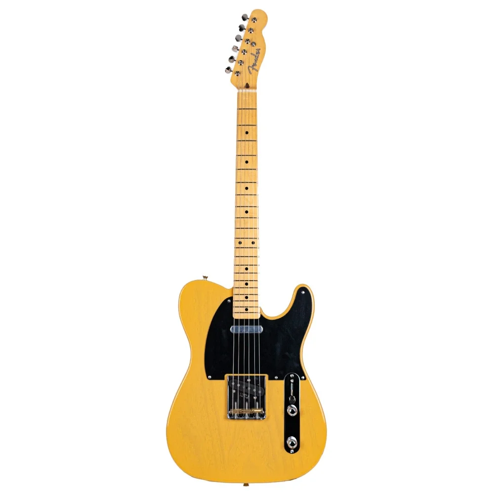 Fender Made in Japan LTD Traditional II Nocaster Akçaağaç Klavye CS 51 Nocaster PU Butterscotch Blonde w/Bag Elektro Gitar