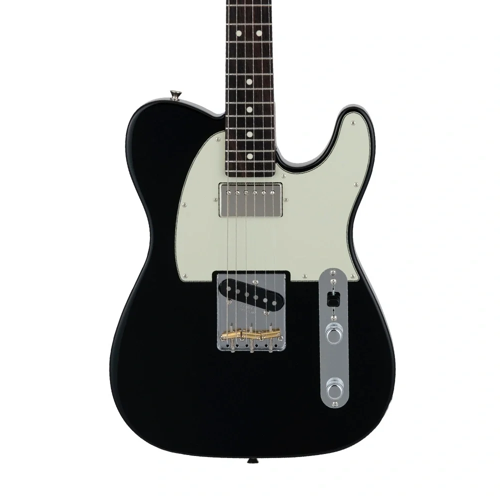 Fender 2024 Collection Made in Japan Hybrid II Telecaster SH Gülağacı Klavye Black w/Bag Elektro Gitar