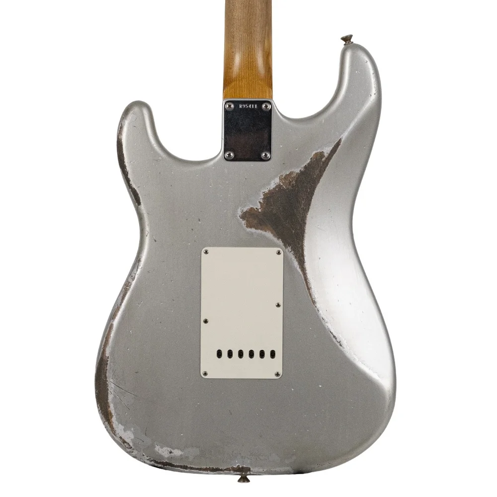 Fender Custom Shop W19 Masterbuilt Greg Fessler 1964 Stratocaster Relic Gülağacı Klavye Inca Silver Elektro Gitar