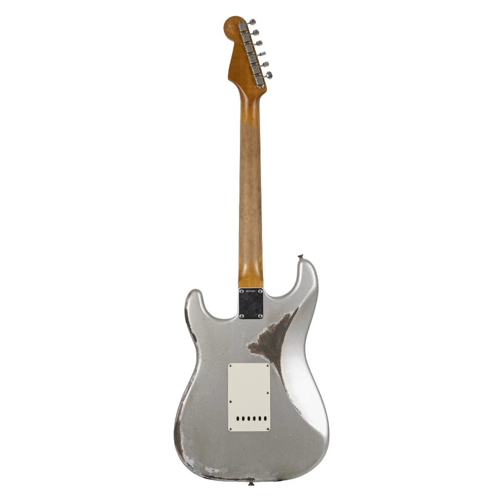 Fender Custom Shop W19 Masterbuilt Greg Fessler 1964 Stratocaster Relic Gülağacı Klavye Inca Silver Elektro Gitar