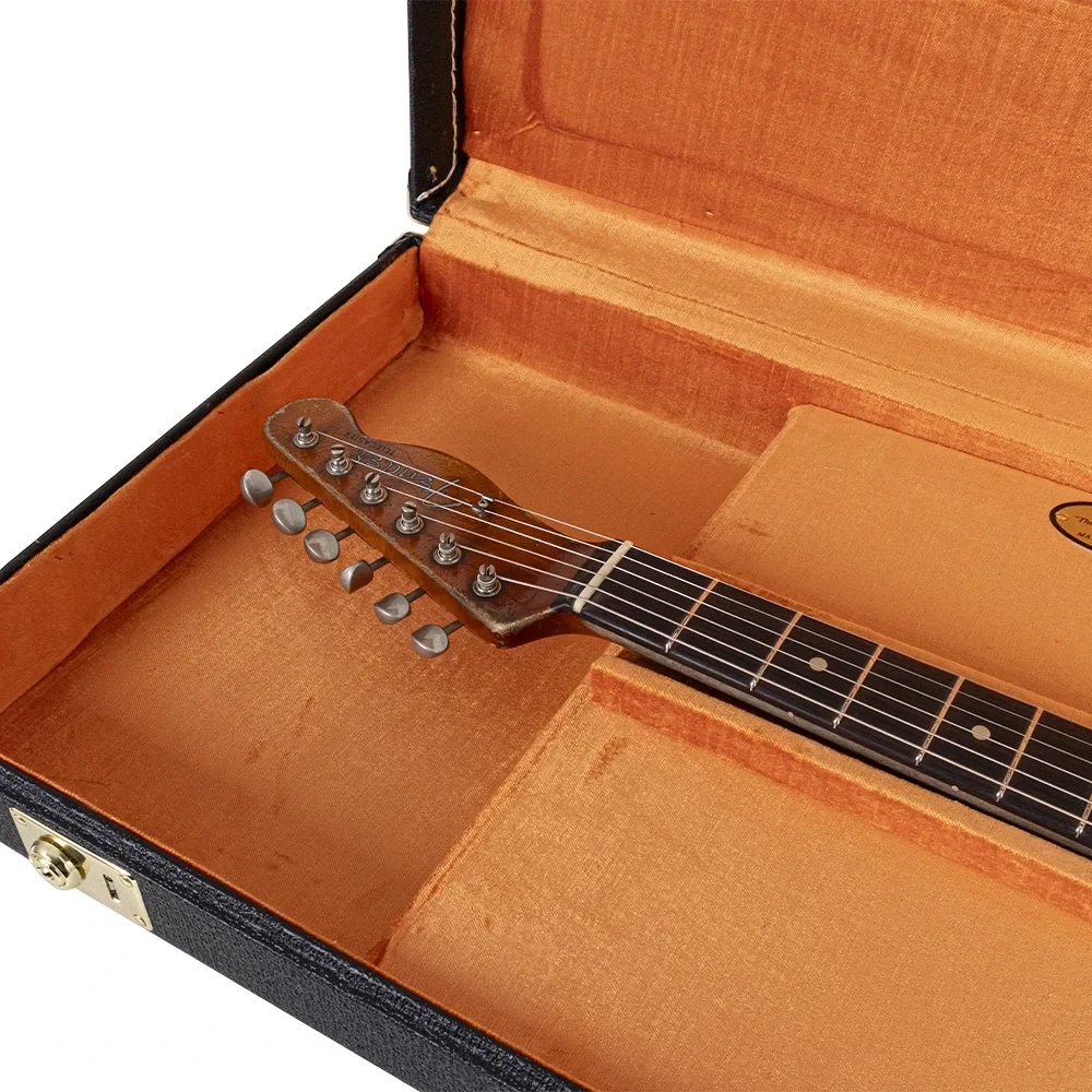 Fender Custom Shop Masterbuilt Dale Wilson 1962 Telecaster Heavy Relic Gülağacı Klavye Black Elektro Gitar