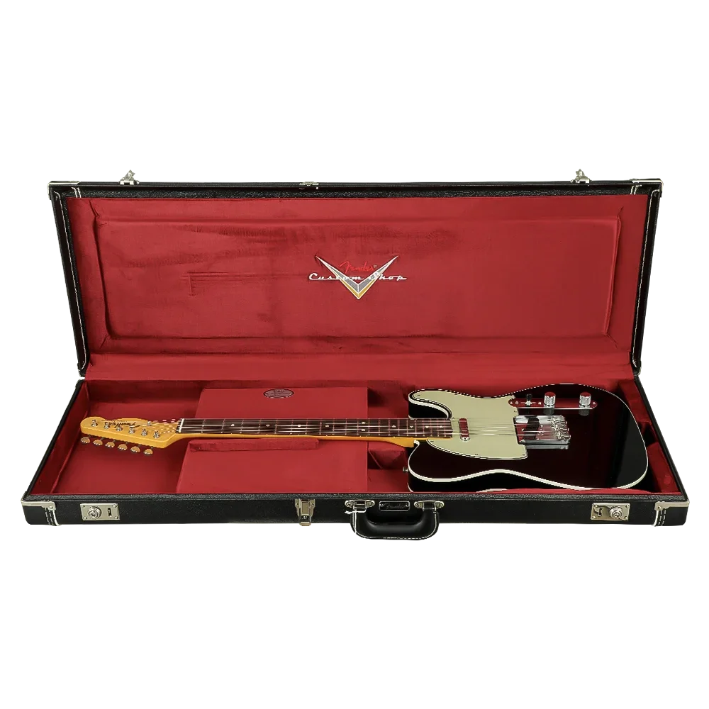 FENDER Custom Shop Masterbuilt David Brown 1960 Telecaster Custom Lush Closet Classic Black Elektro Gitar