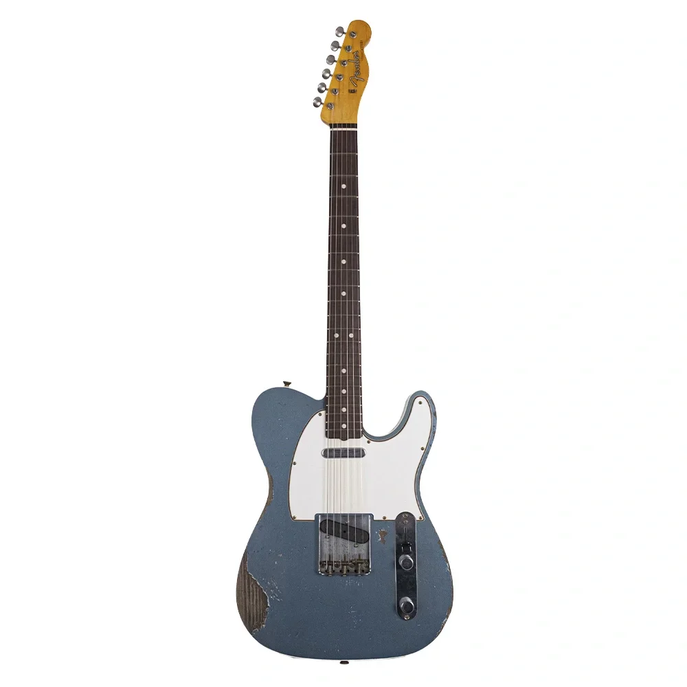 Fender Custom Shop Masterbuilt Greg Fessler 60s Telecaster Custom Relic Aged Lake Placid Blue Elektro Gitar