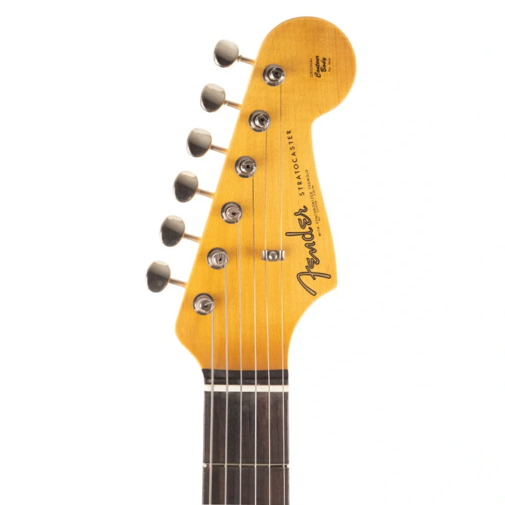 FENDER Custom Shop S20 Limited Edition 1960 Stratocaster Journeyman Relic Super Faded Aged Sonic Blue Elektro Gitar