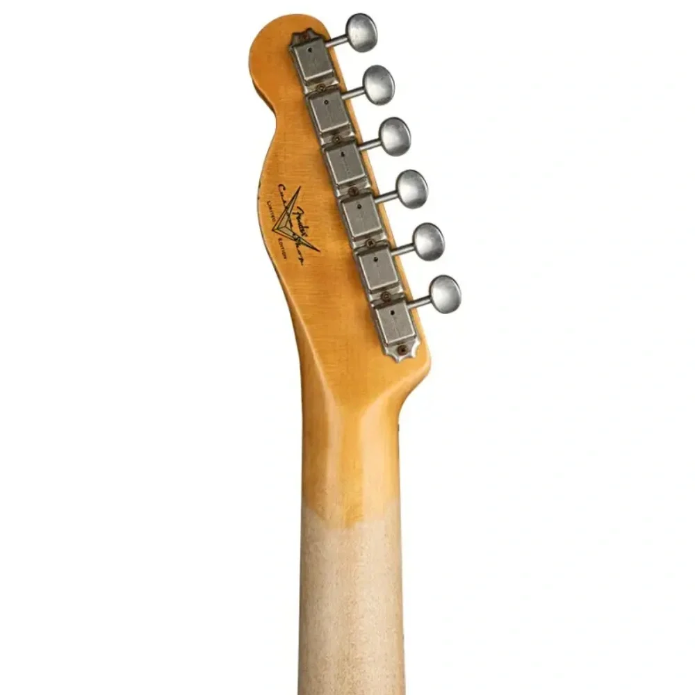 FENDER Custom Shop S21 Limited Edition 1961 Telecaster Relic Gülağacı Klavye Aged Candy Apple Red Elektro Gitar