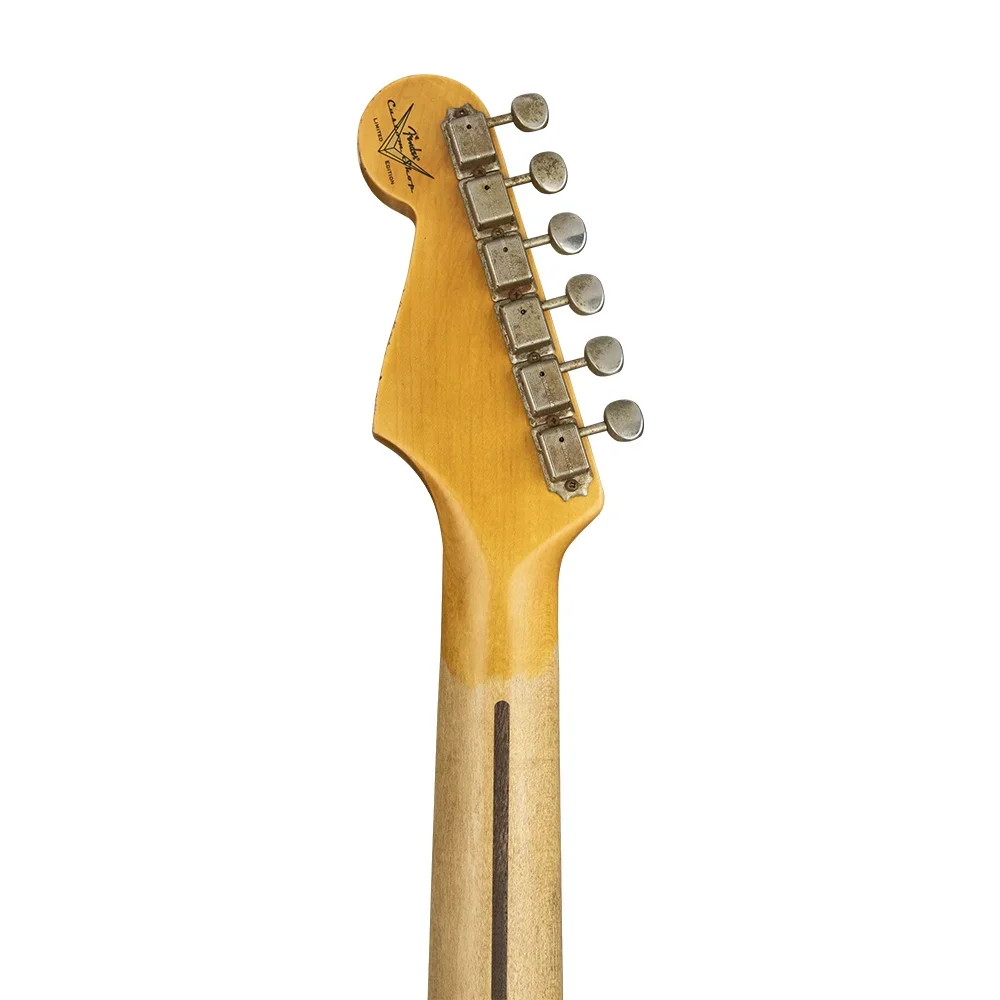 Fender Custom Shop S21 Limited Edition 1957 Stratocaster Relic Akçaağaç Klavye Aged Candy Apple Red Elektro Gitar