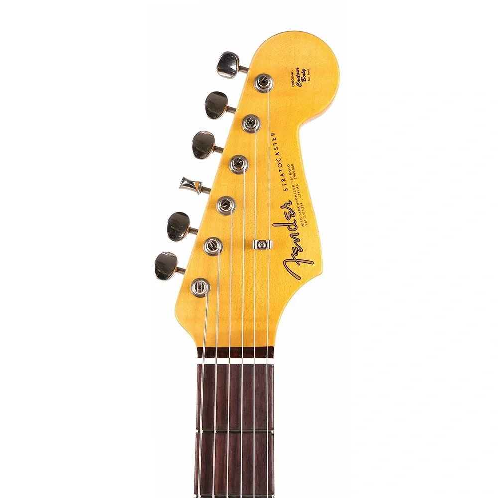 Fender Custom Shop S21 Limited Edition 1964 Stratocaster Journeyman Relic CC Hardware Gülağacı Klavye Aged Daphne Blue Elektro Gitar
