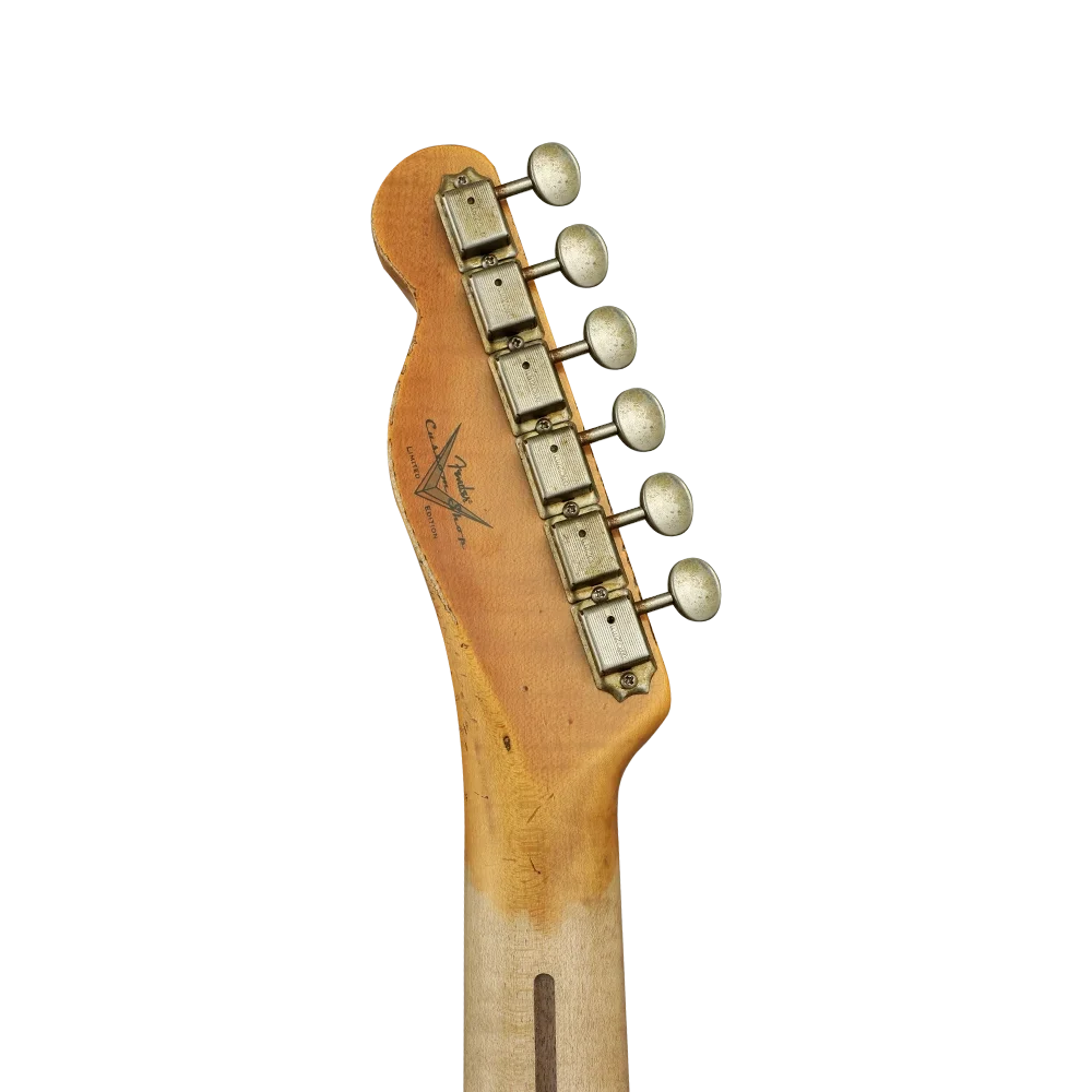 FENDER Custom Shop Limited Edition 1953 HS Telecaster Heavy Relic Aged Butterscotch Blonde Elektro Gitar