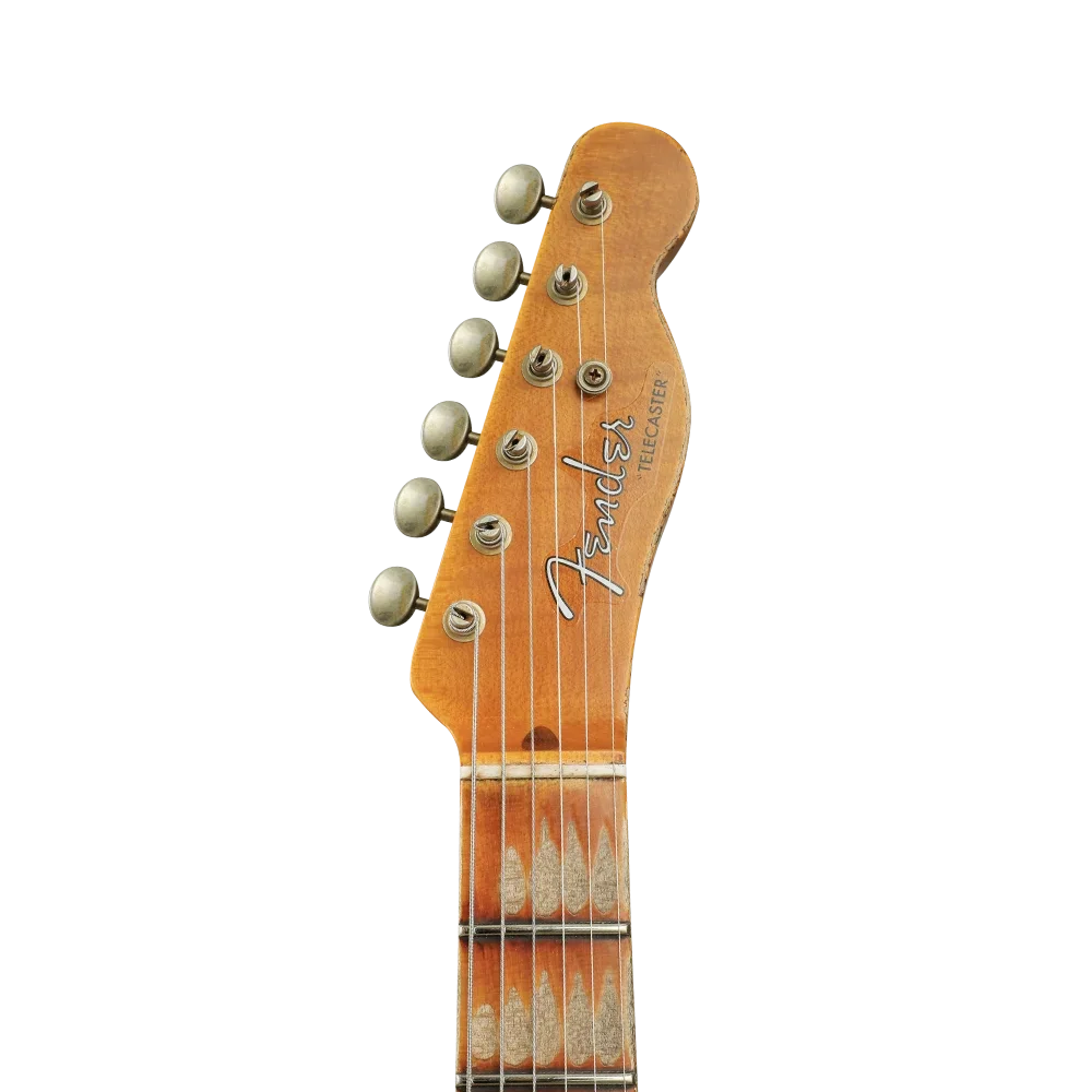 FENDER Custom Shop Limited Edition 1953 HS Telecaster Heavy Relic Aged Butterscotch Blonde Elektro Gitar