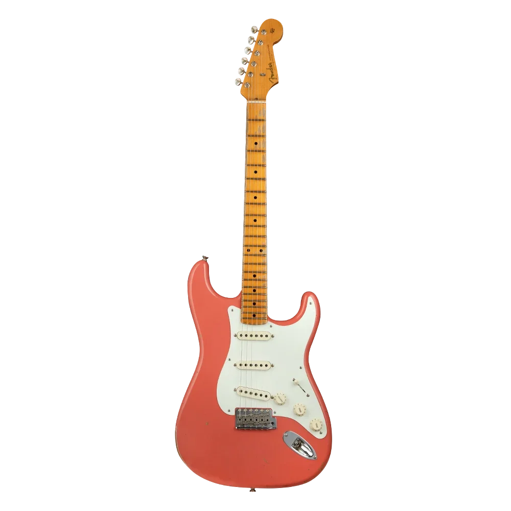 Fender Custom Shop 2020 1956 Stratocaster Akçağaç Klavye Relic/CC Elektro Gitar