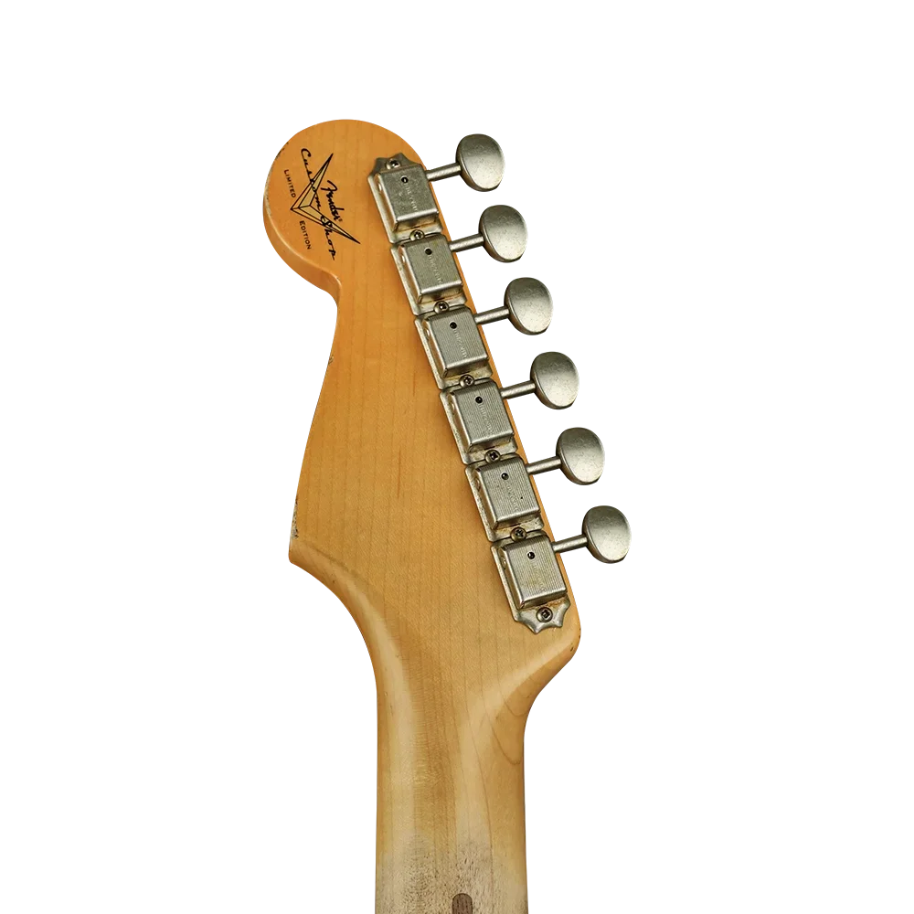 Fender Custom Shop LTD Fat 50's Stratocaster Relic Akçaağaç Klavye Wide Fade Chocolate 2 Color Sunburst Elektro Gitar